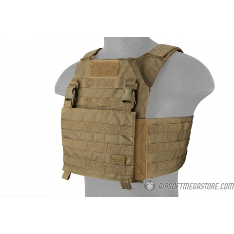 Lancer Tactical Adaptive Recon Tactical Vest - TAN
