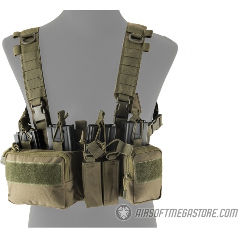 Lancer Tactical Adaptive Sniper Chest Rig - OD GREEN