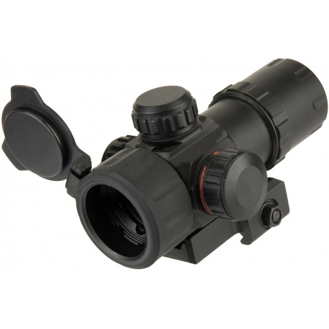Lancer Tactical QD Red Dot Adjustable Dot Sight - BLACK
