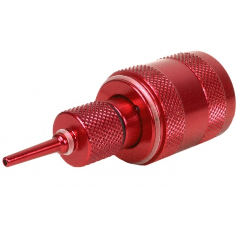 Sapien Arms Airsoft Anodized Red Propane Adaptor w/ Silicon Oil Port