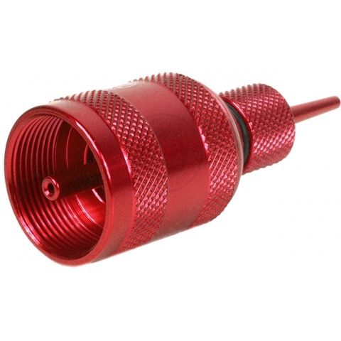 Sapien Arms Airsoft Anodized Red Propane Adaptor w/ Silicon Oil Port