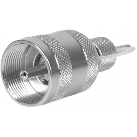 Sapien Arms Airsoft Silver Propane Adaptor w/ Silicon Oil Port