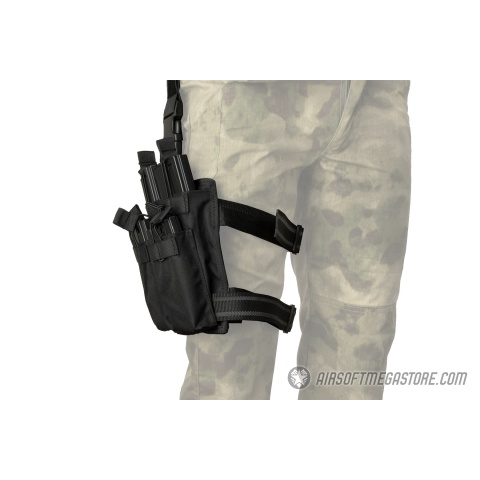 Lancer Tactical Drop Leg Six M4/M16 Magazine Panel - BLACK