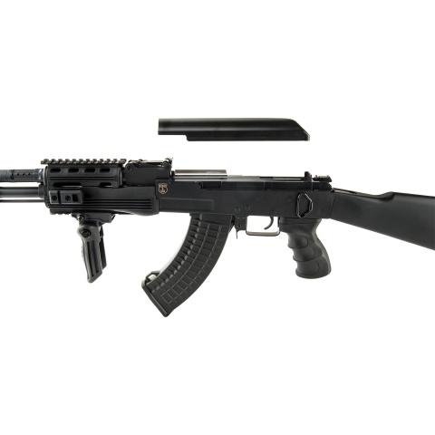 Echo1 Full Stock Red Star 47 RIS AEG w/ Battery and Charger - BLACK