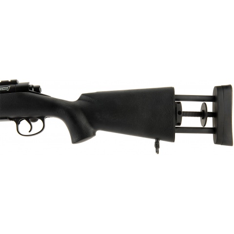 Echo1 M28 Bolt Action Sniper Rifle w/ Bipod - BLACK