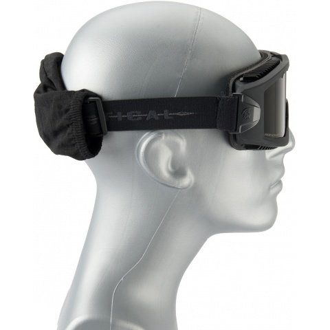 Lancer Tactical AERO Protective Black Airsoft Goggles - SMOKE/YELLOW/CLEAR LENS