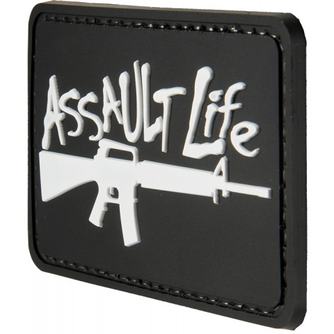 G-Force Assault Life PVC Morale Patch - BLACK