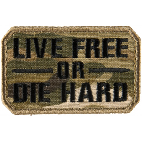 G-Force Live Free or Die Hard Embroidered Morale Patch