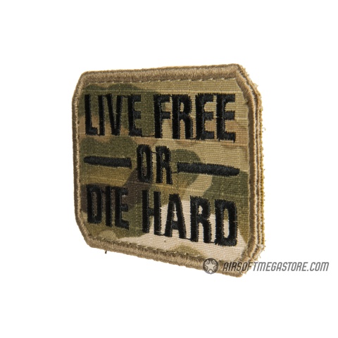 G-Force Live Free or Die Hard Embroidered Morale Patch