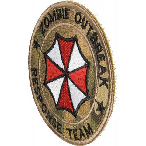 G-Force Zombie Response Team Embroidered Morale Patch - CAMO TROPIC