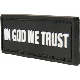 G-Force In God We Trust PVC Morale Patch - BLACK