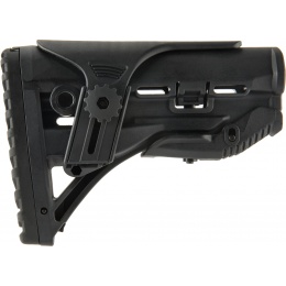 Ranger Armory M4 Tactical Stock With Adjustable Cheek Rest - BLACK