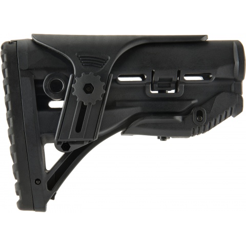 Ranger Armory M4 Tactical Stock With Adjustable Cheek Rest - BLACK