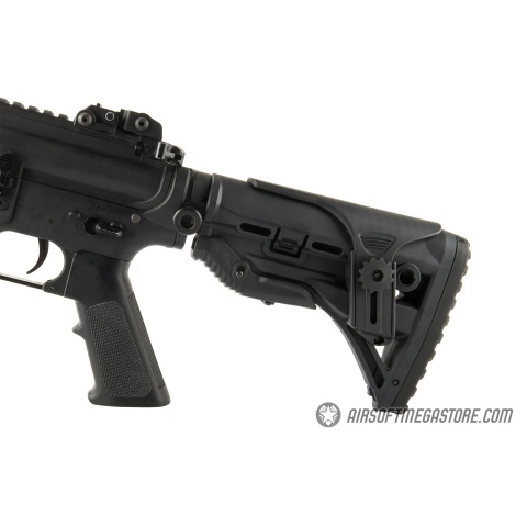 Ranger Armory M4 Tactical Stock With Adjustable Cheek Rest - BLACK