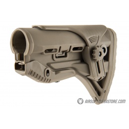 Ranger Armory M4 Tactical Stock With Adjustable Cheek Rest - TAN