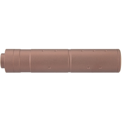 Lancer Tactical 155mm Aluminum Dot Mock Suppressor - COYOTE BROWN