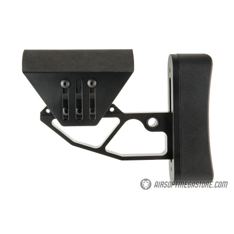 Ranger Armory Lightweight Skelontonized Stock w/ Cheek Riser - BLACK