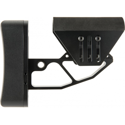 Ranger Armory Lightweight Skelontonized Stock w/ Cheek Riser - BLACK