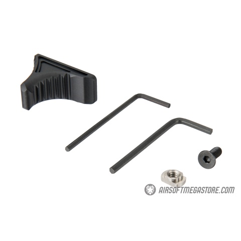 Ranger Armory Aluminum KeyMod Low Profile Handstop - BLACK