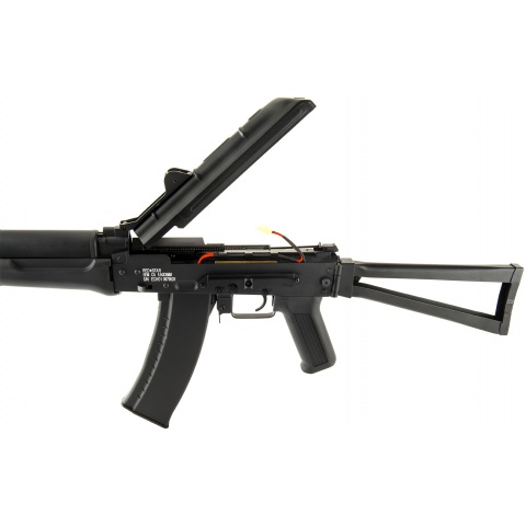Echo1 Full Metal AK74 CPM Airsoft AEG rifle w/ Folding Stock - BLACK