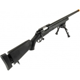 Echo1 M28 Bolt Action Airsoft Sniper Rifle w/ Bipod - BLACK
