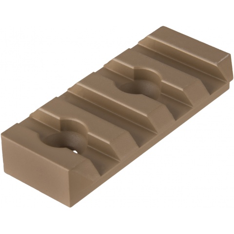 Ranger Armory 4-Slot KeyMod Rail Section - TAN