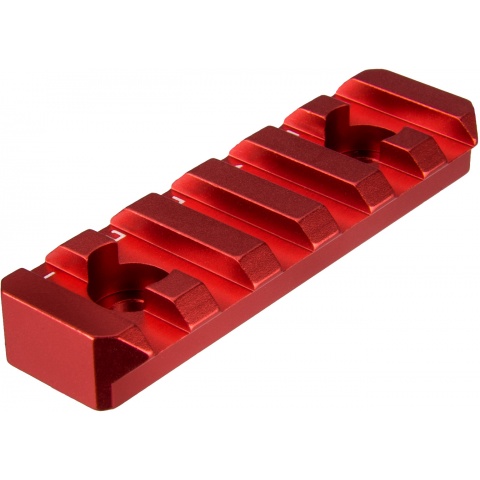 Ranger Armory 6-Slot KeyMod Rail Section - RED