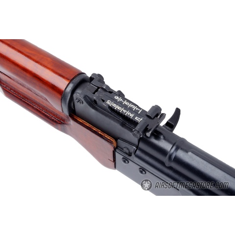 E&L AK74N Real Wood Airsoft AEG (Platinum) - BLACK