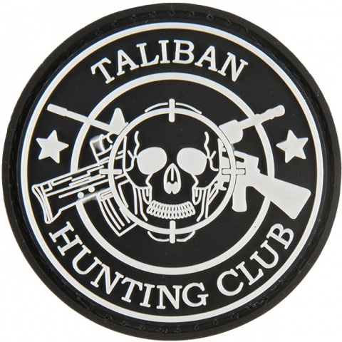 G-Force Taliban Hunting Club PVC Morale Patch - BLACK