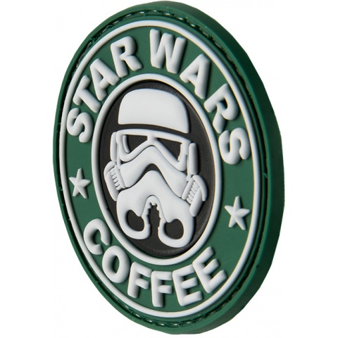 G-Force Coffee Trooper PVC Morale Patch - GREEN