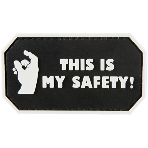 G-Force This Is My Safety PVC Morale Patch - BLACK