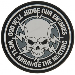 G-Force God Will Judge Our Enemies PVC Morale Patch - BLACK