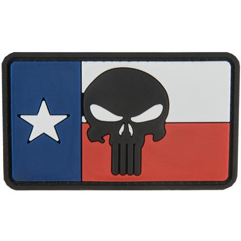 G-Force The Texan Punisher PVC Patch - RED/WHITE/BLUE
