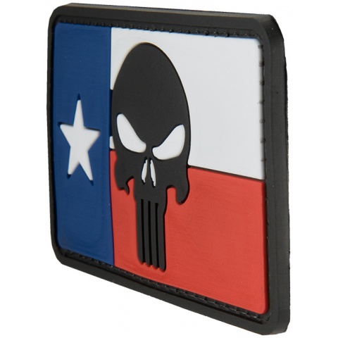 G-Force The Texan Punisher PVC Patch - RED/WHITE/BLUE