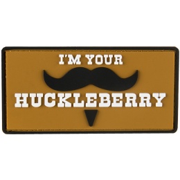 G-Force I'm Your Huckleberry PVC Morale Patch - YELLOW