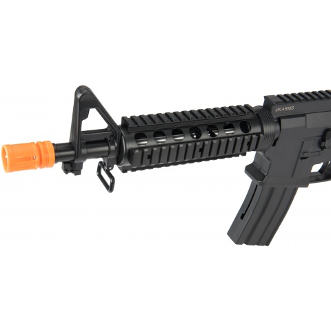 UK Arms P2209 M4 Quad RIS Spring Rifle w/ Adjustable Stock - BLACK