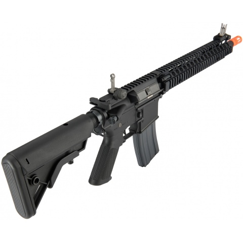 E&L Airsoft M4 MK18 SOPMOD II Airsoft AEG Rifle (Elite) - BLACK