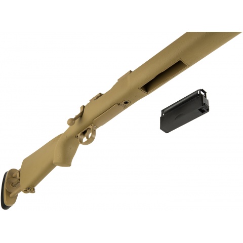 Echo1 M28 Bolt Action Airsoft Sniper Rifle w/ Bipod - TAN