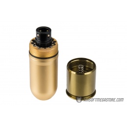 Atlas Custom Works Unicorn 40mm Airsoft Gas Grenade w/ 4 Stoppers - BRONZE