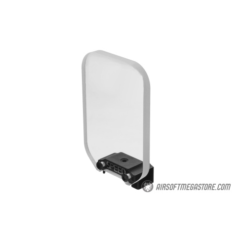 Speed Airsoft Square Optic BB Shield (Large) - CLEAR