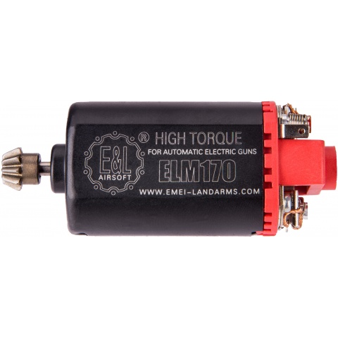 E&L Airsoft ELM170 High Torque, Short Type Motor - BLACK