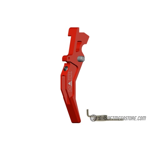 Maxx Model CNC Aluminum Advanced AEG Trigger (Style C) - RED