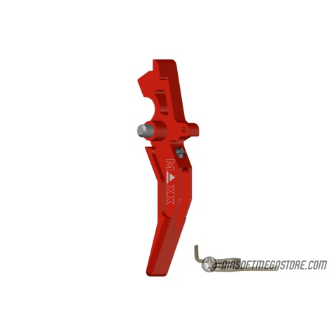 Maxx Model CNC Aluminum Advanced AEG Trigger (Style C) - RED