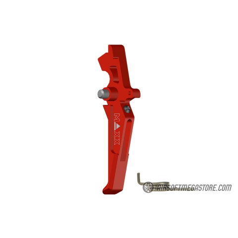 Maxx Model CNC Aluminum Advanced AEG Trigger (Style E) - RED