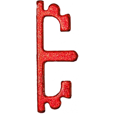 Airsoft Masterpiece Aluminum Puzzle Front Flat Trigger - RED