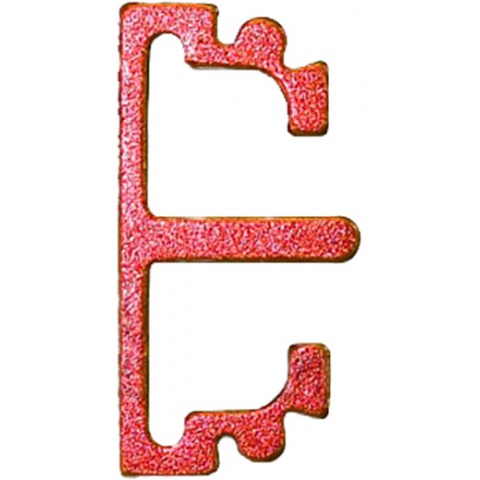 Airsoft Masterpiece Aluminum Puzzle Front Flat Long Trigger - RED