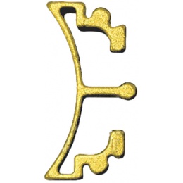Airsoft Masterpiece Aluminum Puzzle Front Curve Long Trigger - GOLD