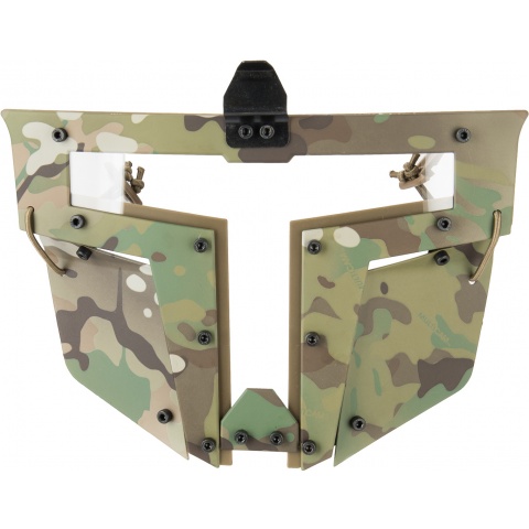 Armory T-shaped Windowed Attachment Face Mask For Bump Helmets - CAMO