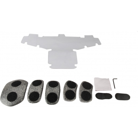 AMA Interstellar Battle Trooper Full Face Airsoft Helmet - BLACK