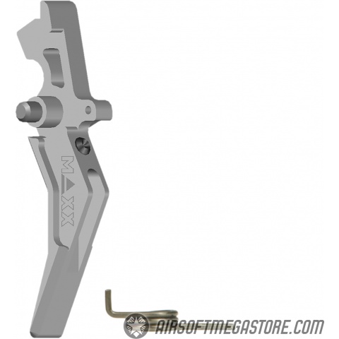 Maxx Model CNC Aluminum Advanced AEG Trigger (Style B) - SILVER